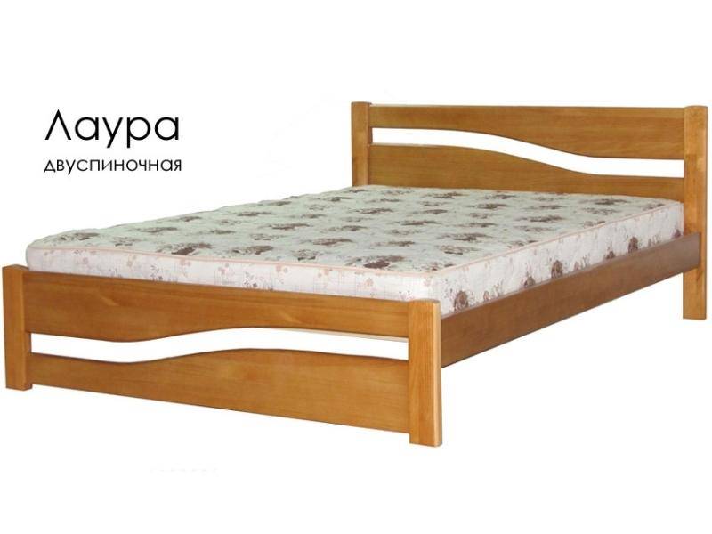 кровать лаура из массива сосны в Курске