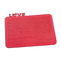 разделочная доска happy board love, красная в Курске