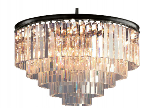 люстра odeon 5 rings черное основание в Курске