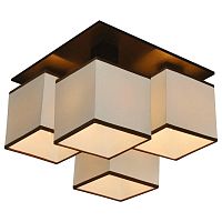 потолочная люстра arte lamp quadro a4402pl-4bk в Курске