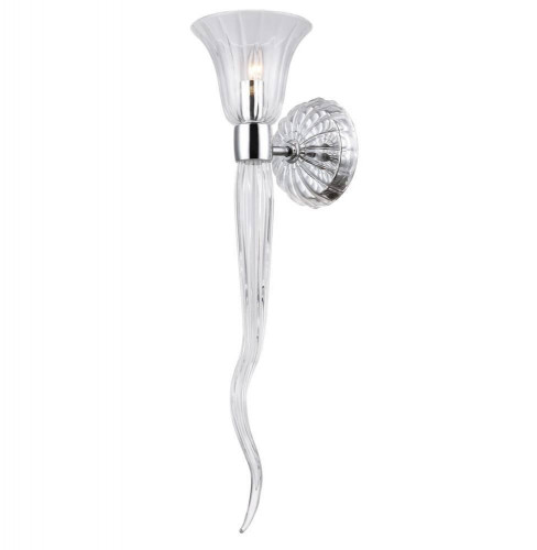 бра crystal lux linda ap1 chrome в Курске