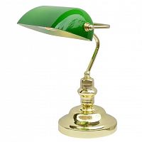 настольная лампа arte lamp banker a2491lt-1go в Курске