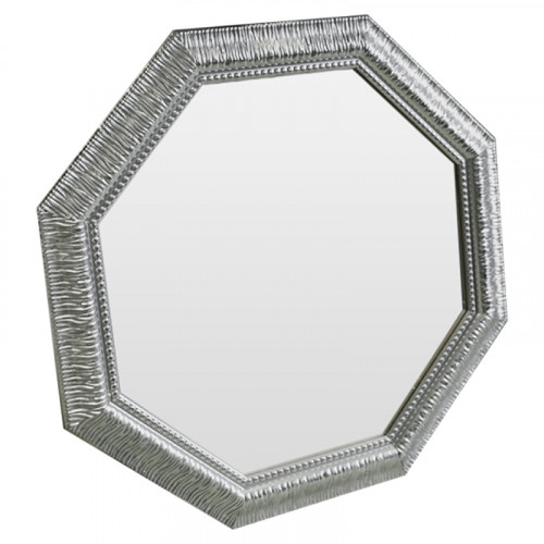 зеркало серебряное восьмиугольное с декором sparkle silver в Курске
