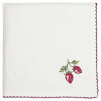 салфетка strawberry red w/embroidery в Курске