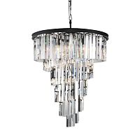 люстра helix clear от delight collection прозрачная/черная в Курске