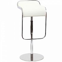 барный стул lem style piston stool белая кожа в Курске