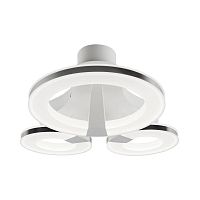 потолочный светодиодный светильник idlamp jenevra 397/3pf-ledwhitechrome в Курске