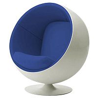 детское кресло eero ball chair бело-синее в Курске