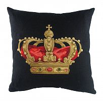 подушка с картинкой короны king crown black в Курске