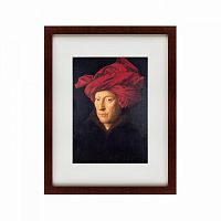 картина: portrait of a man in a chaperon (self-portrait), 1433 в Курске