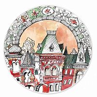 тарелка сувенирная русский дом в Курске