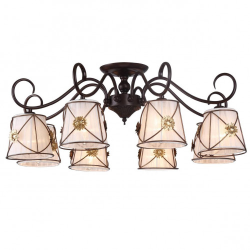 потолочная люстра arte lamp 72 a5495pl-8br в Курске