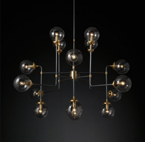 люстра bistro 16 черная, бронза в Курске