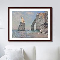 картина: the rock needle and the porte d'aval, 1885г. в Курске