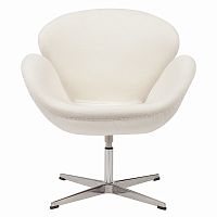 кресло swan chair кремовое в Курске