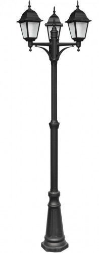 садово-парковый светильник arte lamp bremen a1017pa-3bk в Курске