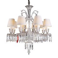 люстра baccarat 8 от delight collection белая/прозрачная/ хром в Курске