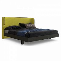 кровать полутораспальная 140x200 зеленая rich в Курске