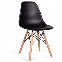 стул деревянный pc-015 черный (eames style) в Курске