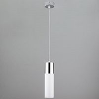 подвесной светильник eurosvet double topper 50135/1 led хром/белый в Курске