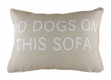 подушка с надписью no dogs on this sofa в Курске