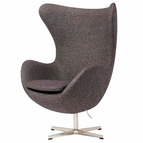кресло egg chair серое в Курске