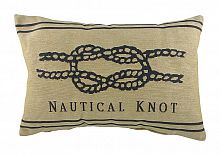 подушка с морским узлом nautical knot natural в Курске