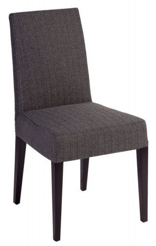 стул aylso dining chair кожа тёмно-серая в Курске