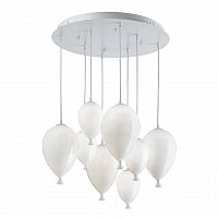 подвесная люстра ideal lux clown sp8 bianco в Курске