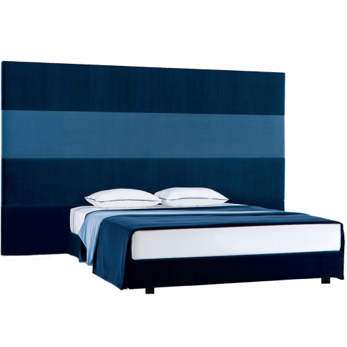 кровать двуспальная 160х200 синяя headboard play в Курске