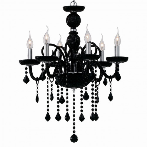 подвесная люстра ideal lux giudecca sp6 nero в Курске