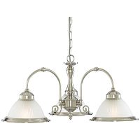 подвесная люстра arte lamp american diner a9366lm-3ss белая в Курске