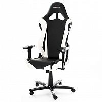 кресло геймерское dxracer racing черно-белое в Курске