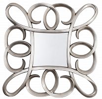 зеркало серебряное квадратное в фигурной раме silver swirl frame от rvastley в Курске