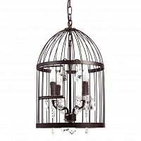 люстра vintage birdcage (51*34*54) коричневая в Курске