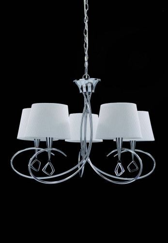 подвесная люстра mantra mara chrome - white 1641 в Курске