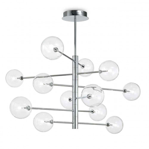 подвесная люстра ideal lux equinoxe sp12 cromo в Курске
