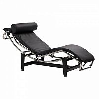 шезлонг chaise longue lc4 черный в Курске