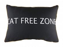 подушка с надписью cat free zone в Курске