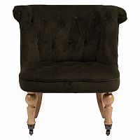 кресло amelie french country chair серо-коричневое в Курске