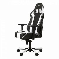 кресло геймерское dxracer king ks06 черно-белое в Курске