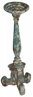 подсвечник состаренный фигурный голубой relic collection, 61 см в Курске