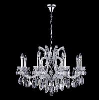 подвесная люстра crystal lux hollywood sp8 chrome в Курске