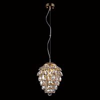 подвесной светильник crystal lux charme sp2+2 led gold/amber в Курске