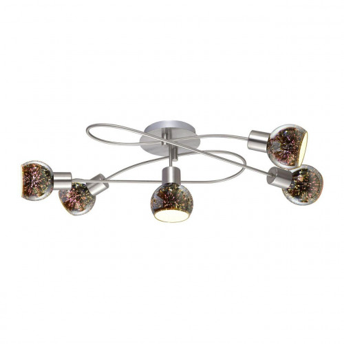 потолочная люстра arte lamp illusione a6125pl-5ss в Курске