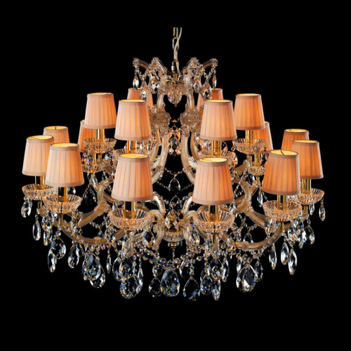 люстра md09054-18a от illuminati прозрачная/золото/желтая в Курске