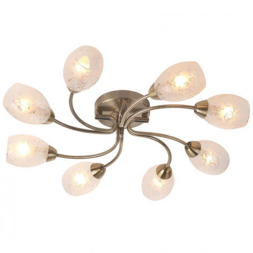 потолочная люстра idlamp carmina 201/8pf-oldbronze в Курске