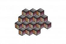 ковер parquet hexagon orange 203x153 от gan в Курске