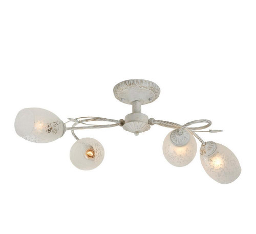 потолочная люстра idlamp julia 874/4pf-whitepatina в Курске