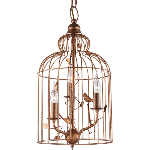 подвесная люстра arte lamp gabbia a1865sp-3bg в Курске